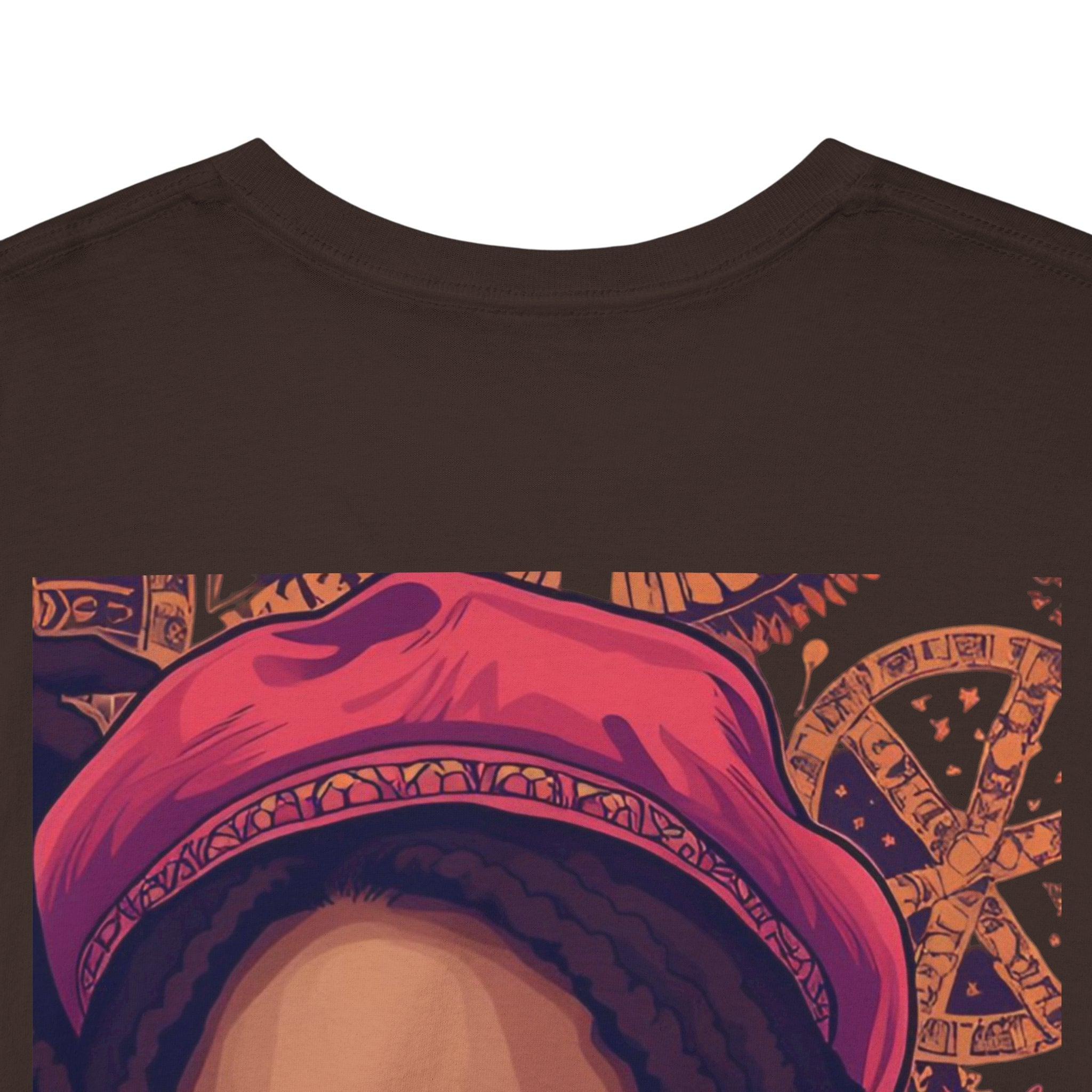 Unisex Heavy Cotton Tee with 'No Man No Cry' Artwork, Vintage Tee, Music Lover Gift,  Inspired Shirt, Casual Streetwear
