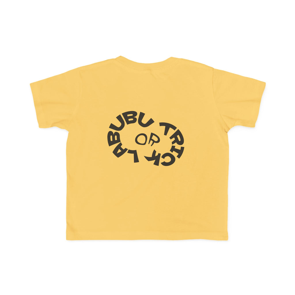 Halloween Toddler Tee with Pazuzu Labubu Toy Design