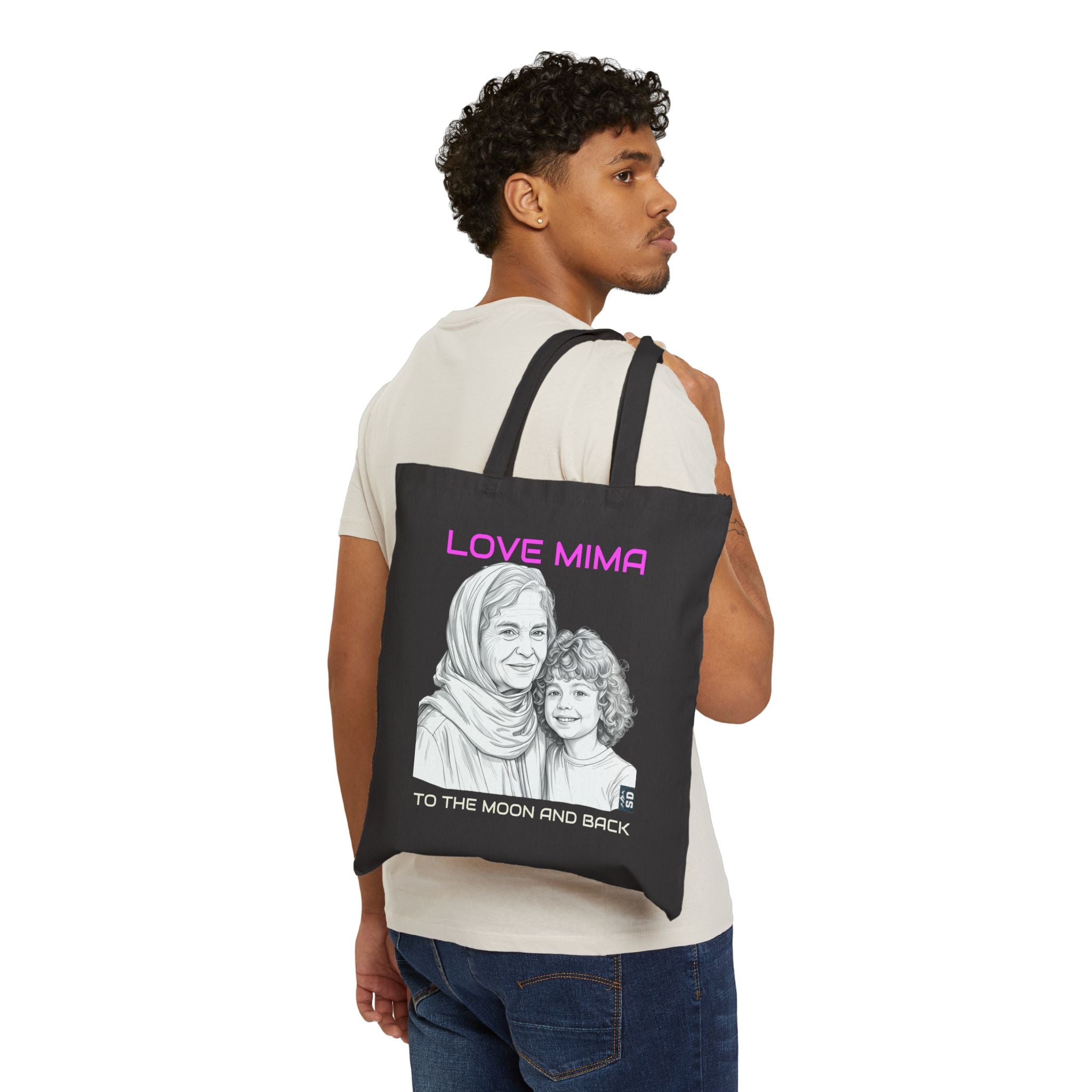 Love Grandma Canvas Tote Bag