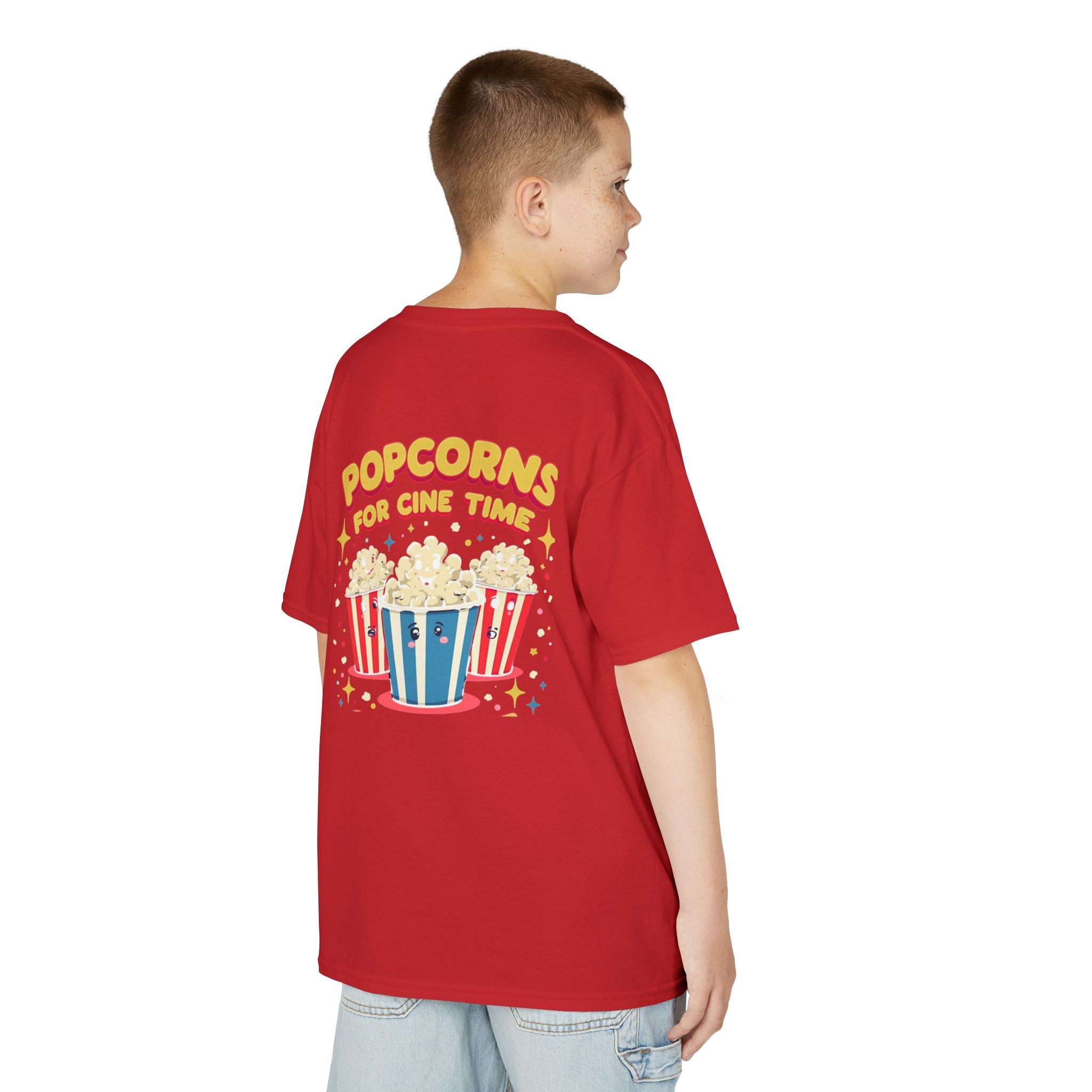 Kids Cinema T-Shirt, Fun Movie Tee for Children, Popcorn Graphic Shirt, Perfect for Movie Nights, Birthday Gift, Halloween Costume