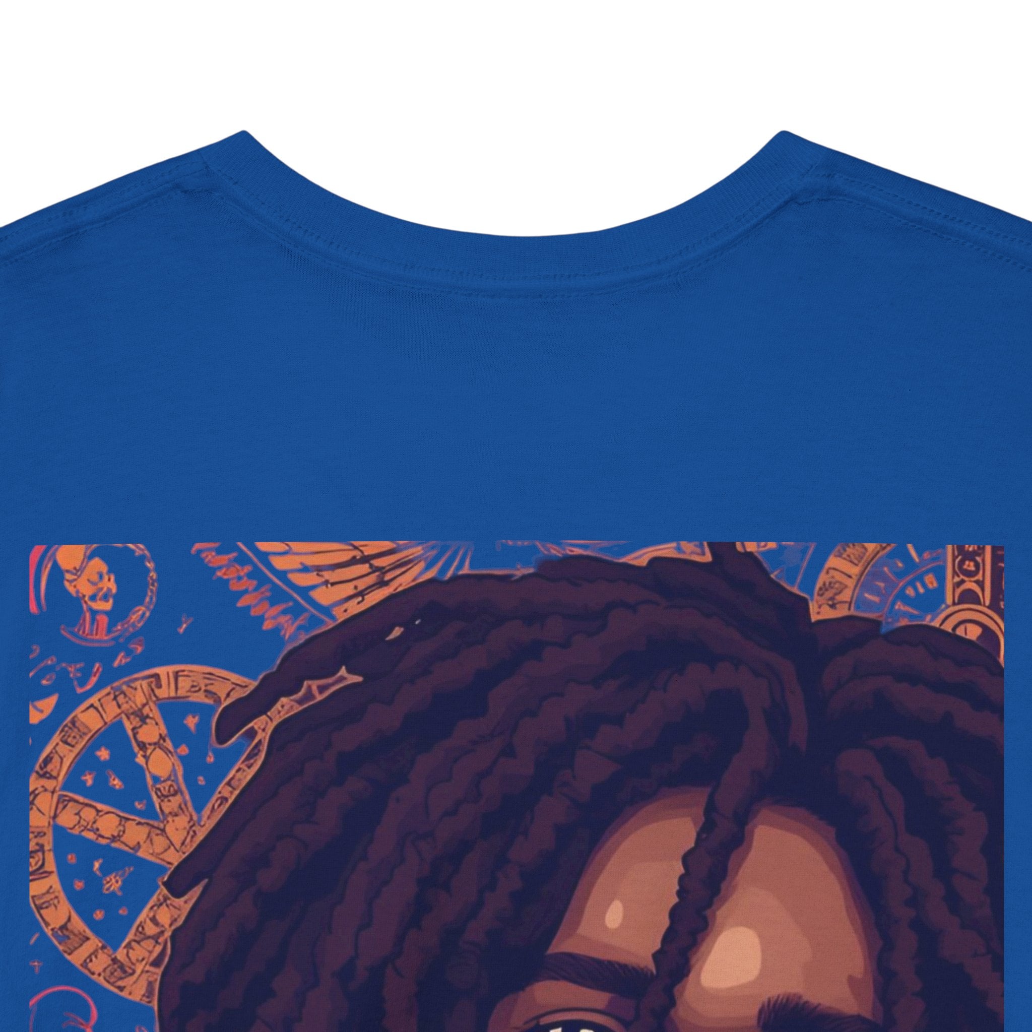 Unisex Heavy Cotton Tee with 'No Woman No Cry' Artwork, Vintage Tee, Music Lover Gift,  Inspired Shirt, Casual Streetwear