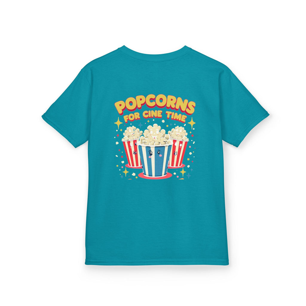 Kids Cinema T-Shirt, Fun Movie Tee for Children, Popcorn Graphic Shirt, Perfect for Movie Nights, Birthday Gift, Halloween Costume