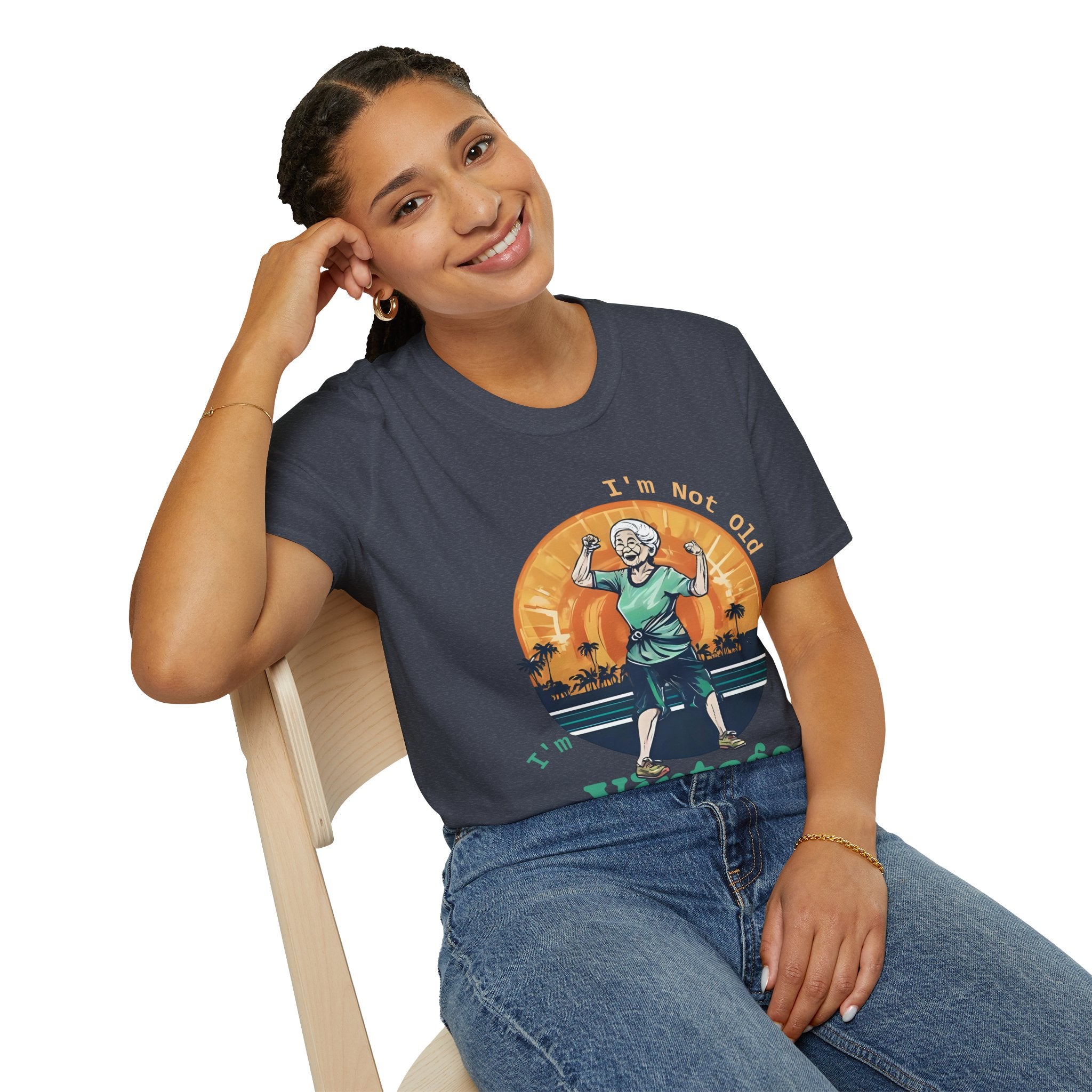 Vintage -I m not old - Zumba - T-Shirt