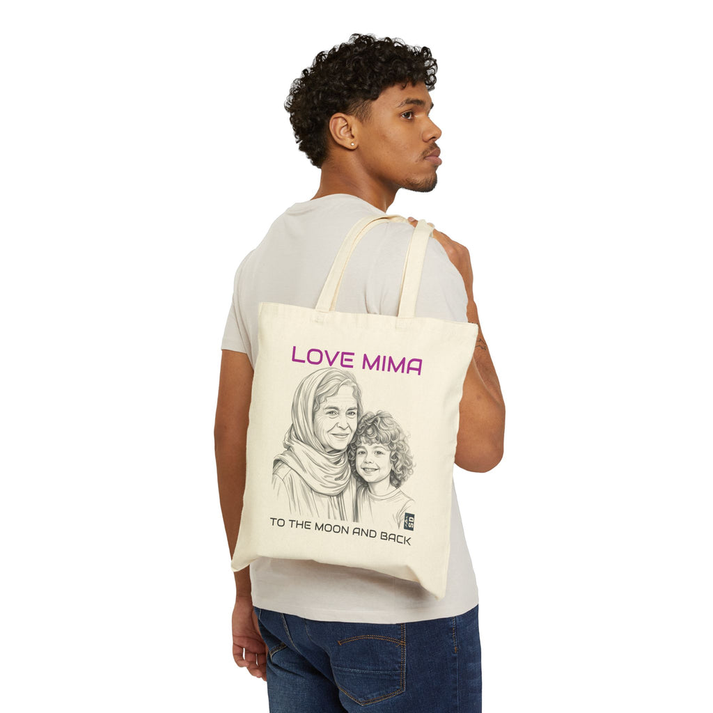 Love Grandma Canvas Tote Bag