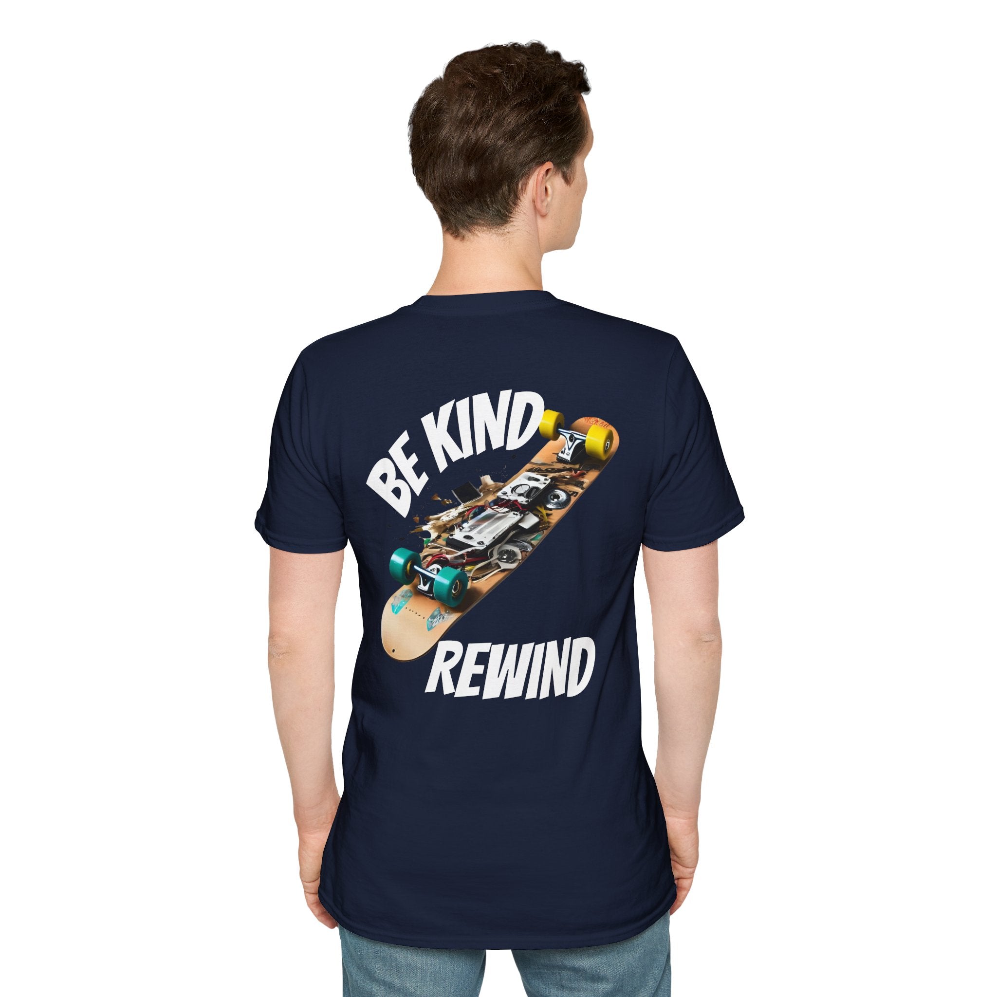 Be Kind Rewind- Unisex T-Shirt  with Movie Reference  for Skateboard lovers